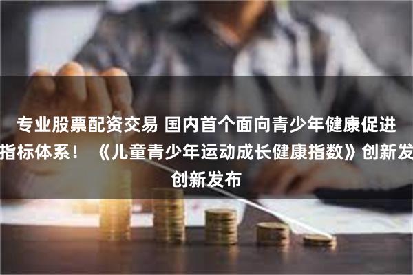 专业股票配资交易 国内首个面向青少年健康促进的指标体系！ 《